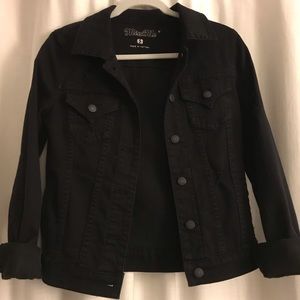 Miss Me Black Denim Distressed Jacket